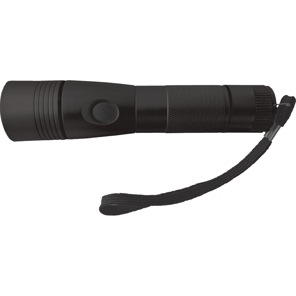 Taschenlampe LED aus Aluminium, IP44, schwarz Produktbild img1 L