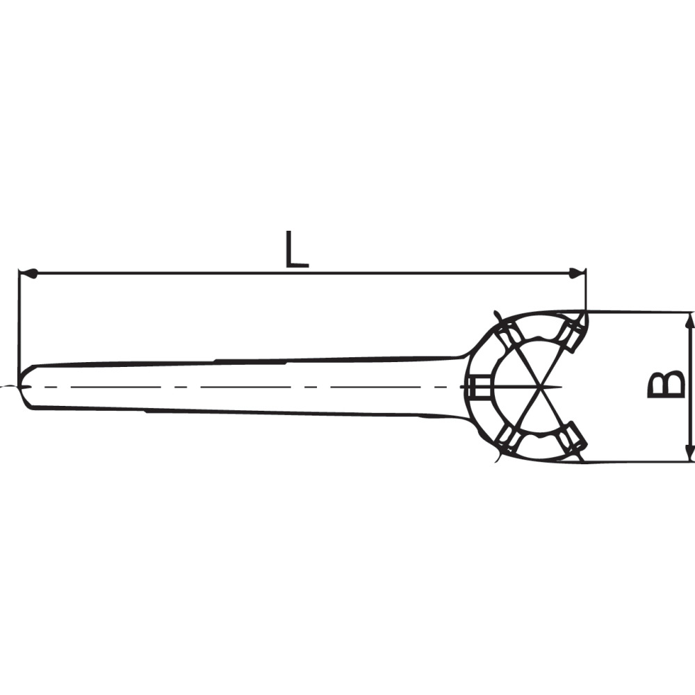 Spannschlüssel für Minimuttern Produktbild img2 L