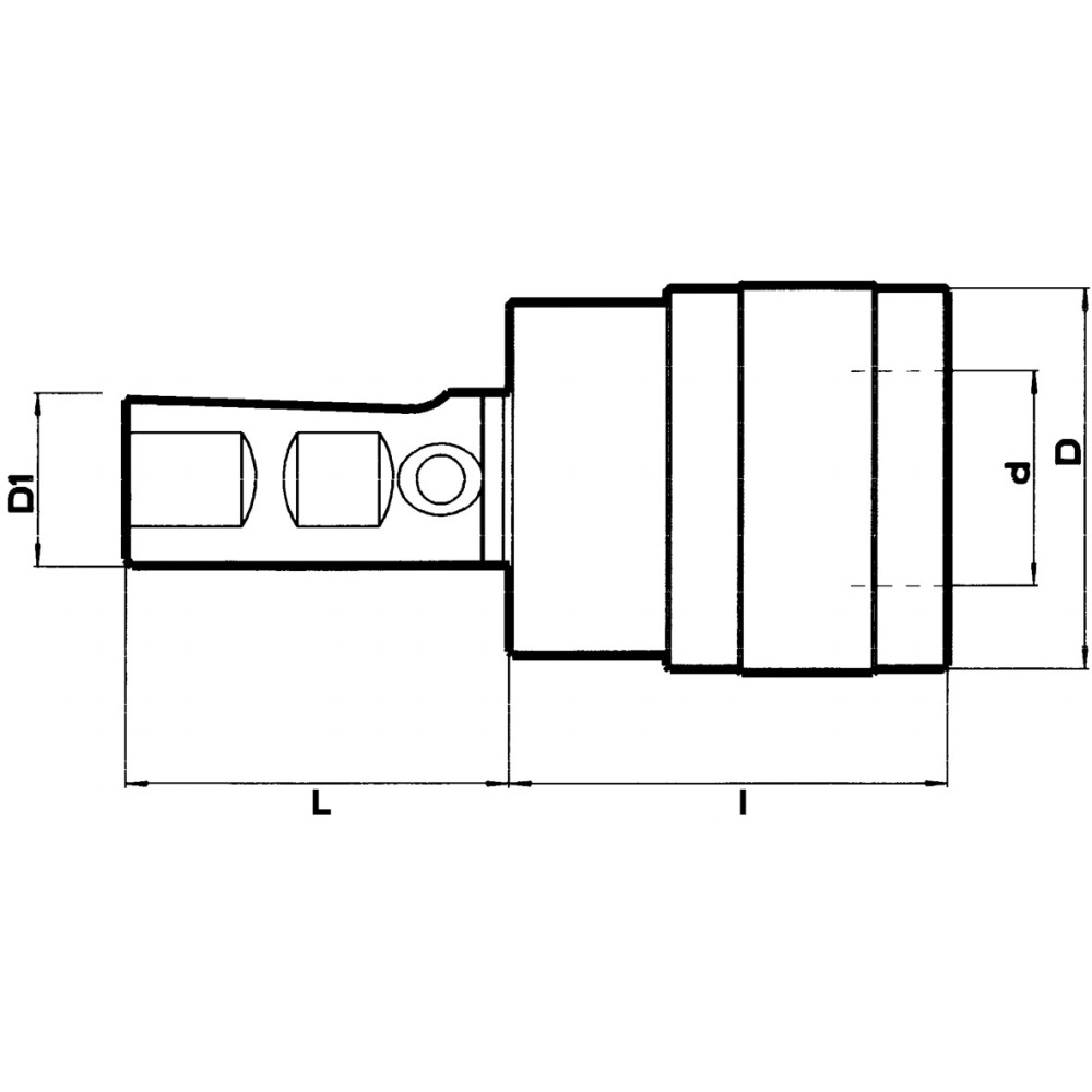 Gewindeschneid-Schnellwechselfutter Produktbild img2 L