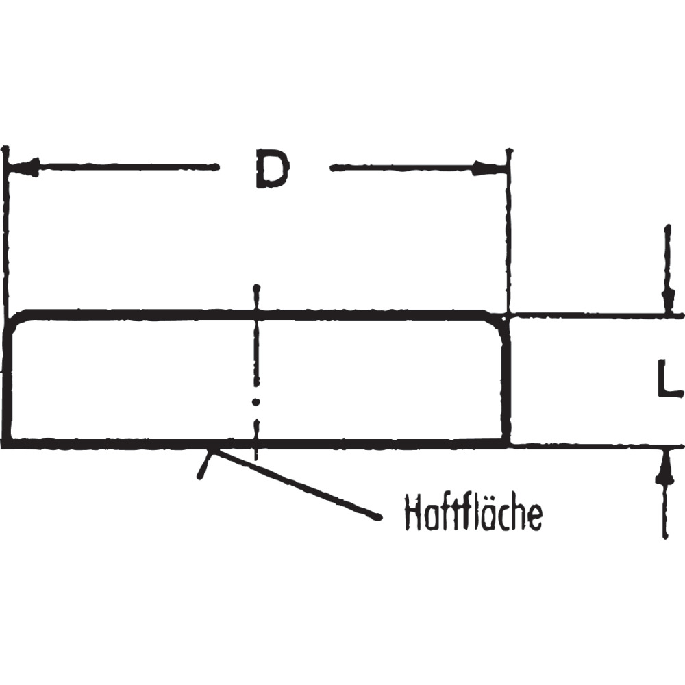 Flachgreifer aus Neodym - ohne Gewindebuchse Produktbild img2 L