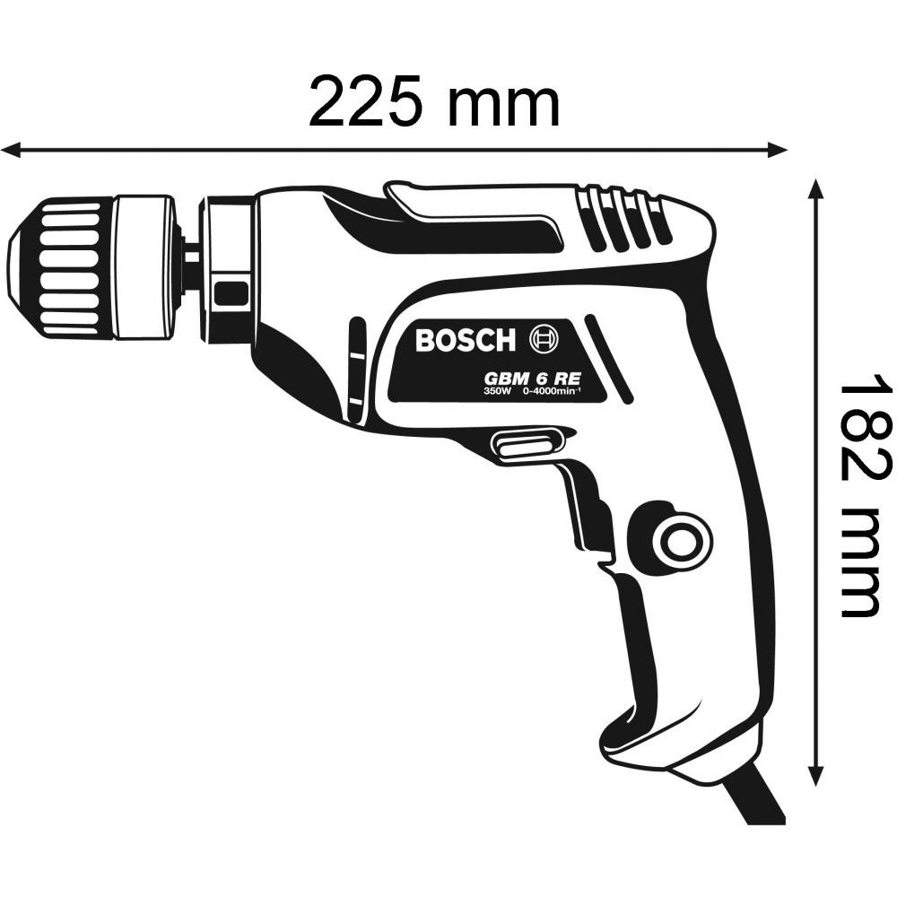 Bohrmaschine GBM 6 RE Produktbild img2 L