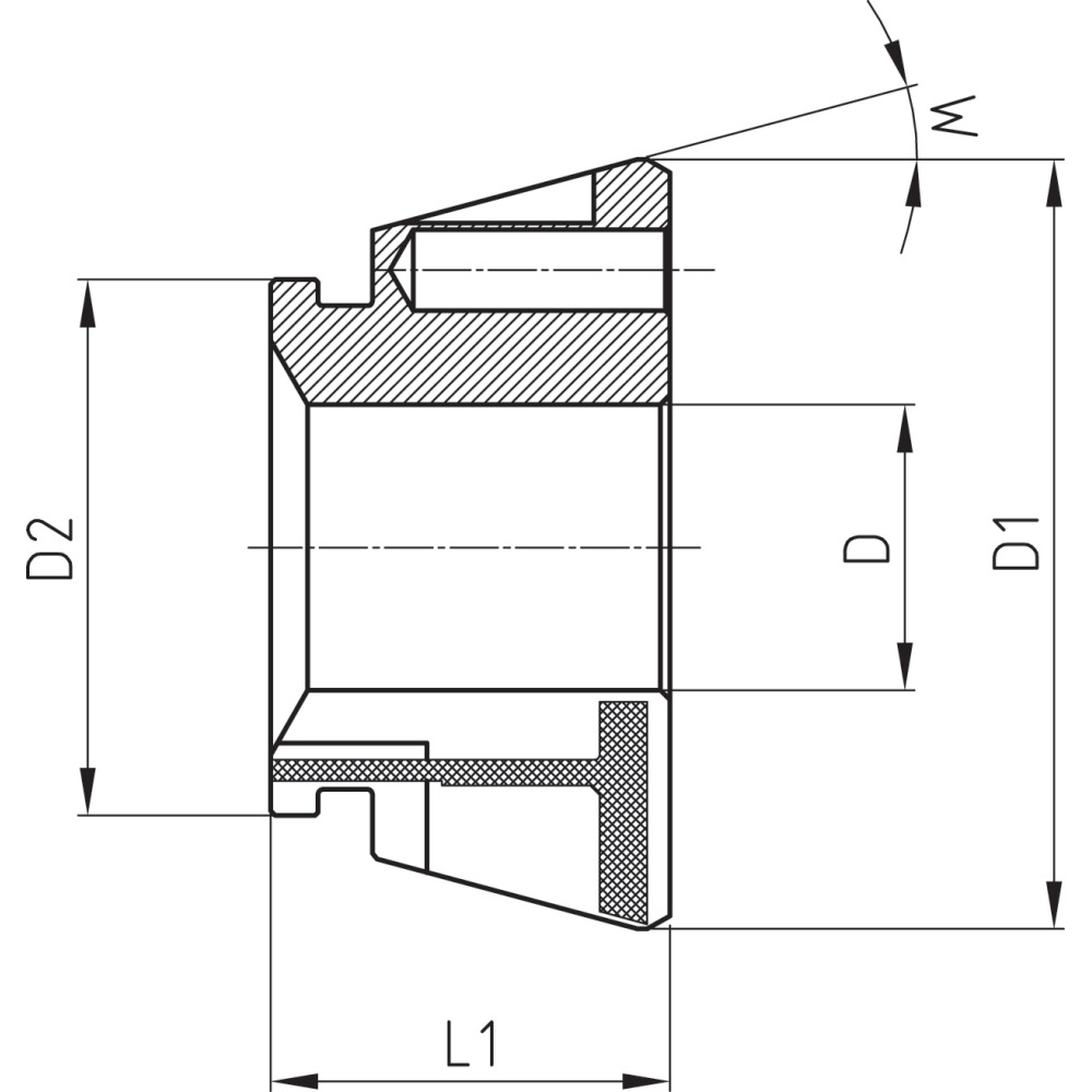 Spannköpfe Gr. 42, profiliert Produktbild img2 L