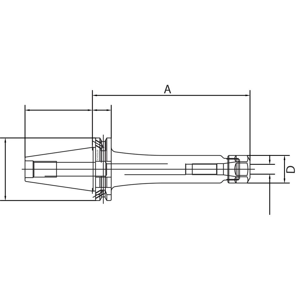 ER-Spannzangenfutter; extra lang Produktbild img2 L