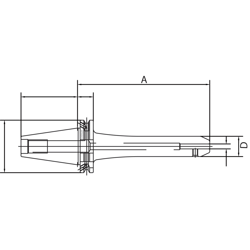 Flächenspannfutter; extra lang Produktbild img2 L
