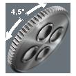 Quergriff-Adapterschraubendreher mit Ratschenfunktion 1/4"x45 mm  Produktbild img5 S