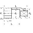 Stahlwille Sechskant-Steckschlüsseleins. 3/4" lang Produktbild img2 S