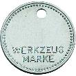 Werkzeugmarke aus Aluminium, Ø 22 mm Produktbild img1 S