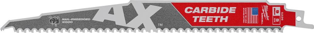 Säbelsägeblatt Demontage THE AX HM-bestückt 230 x 5 mm (5 TPI) Milwaukee Produktbild img1 L