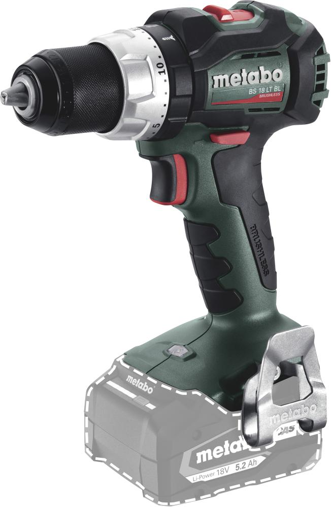 Akku-Bohrschrauber solo BS 18 LT BL Metabo ohne Akku ohne Ladegerät metaBOX Produktbild img1 L