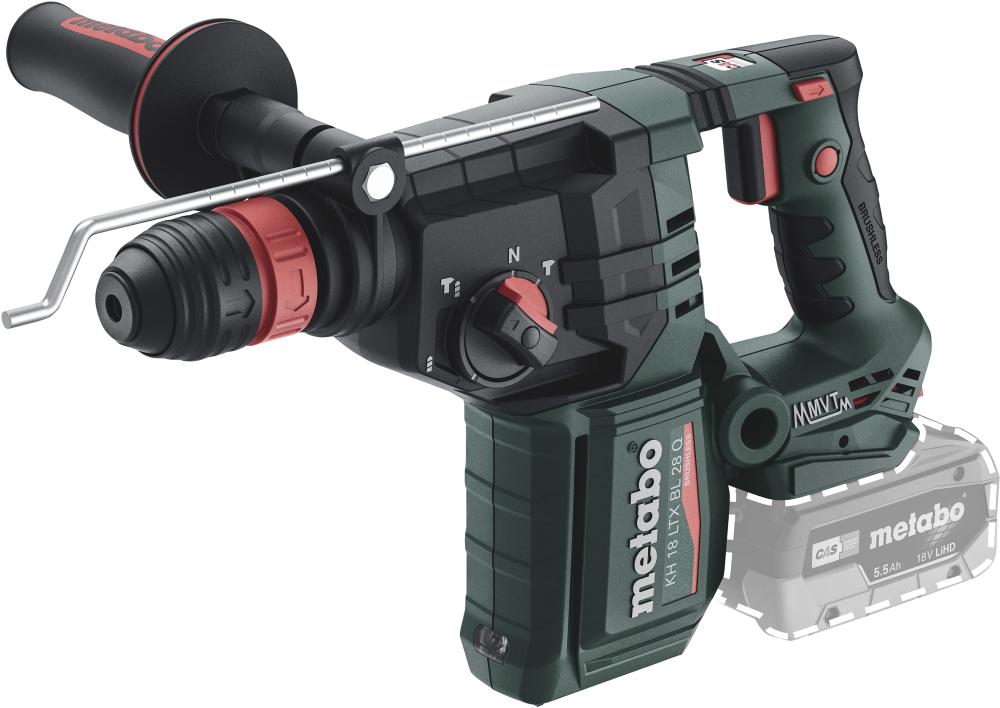 Akku-Kombihammer solo KH 18 LTX BL 28 Q Metabo ohne Akku ohne Ladegerät metaBOX Produktbild img1 L