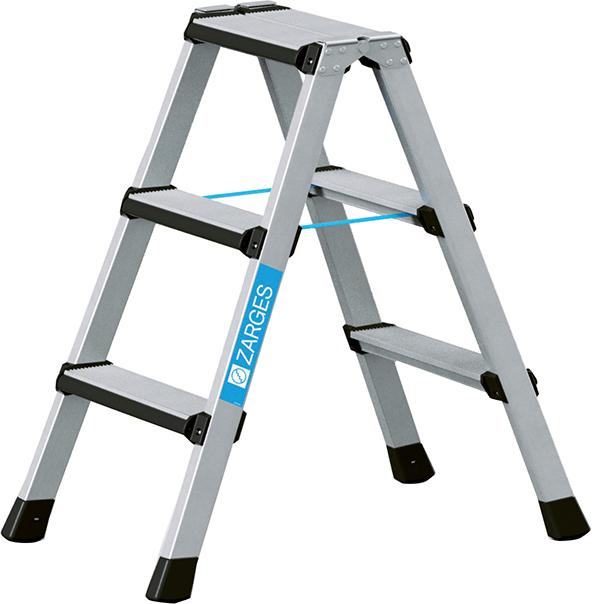 Stufenstehleiter Comfortstep B, beidseitig begehbar Produktbild img1 L