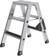 Stufen-Stehleiter, beidseitig begehbar mit clip-step Produktbild img1 S