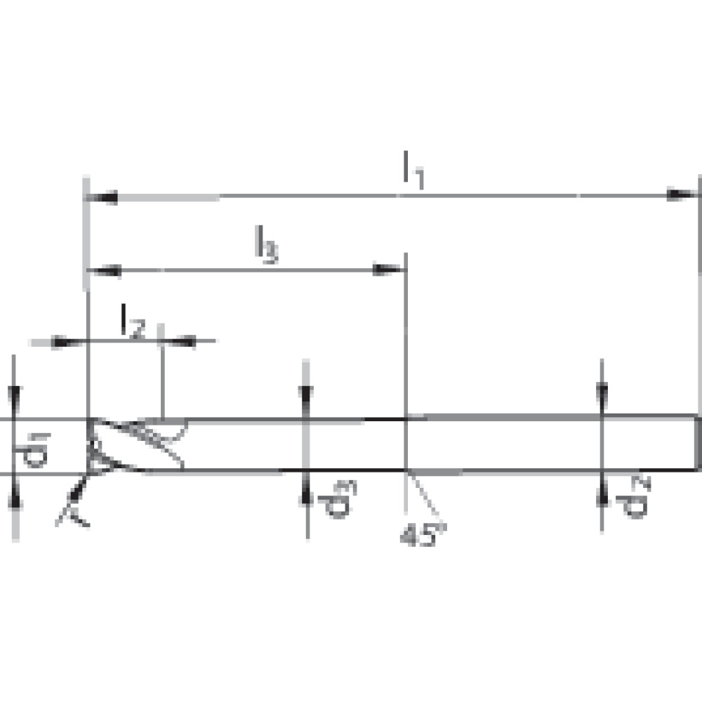 Hart-Kopierfräser Torus VHM , XL (Typ 3362) Produktbild img3 L