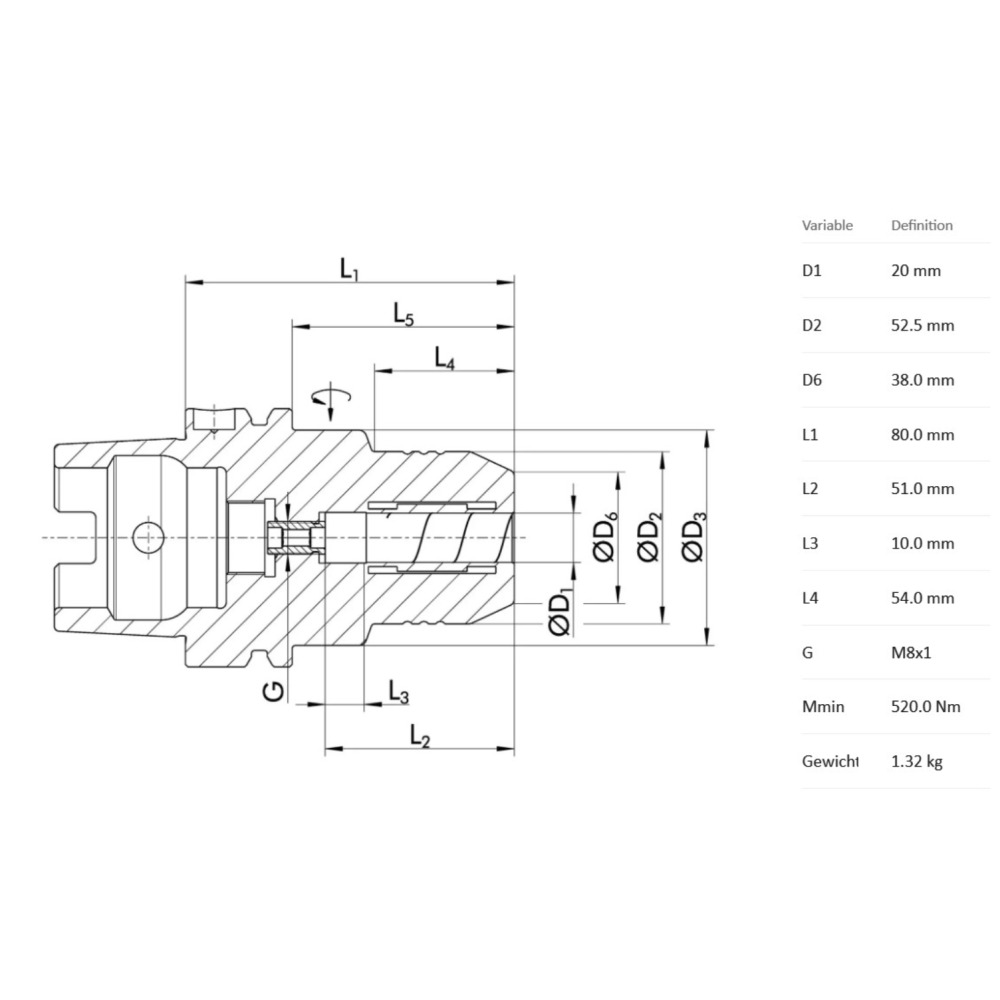 Hydro-Dehnspannfutter Starterset Produktbild img3 L