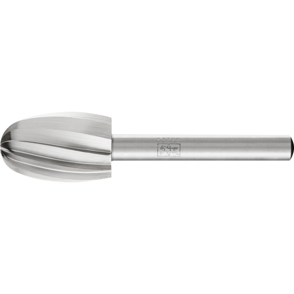 HSS Frässtift ALU Tropfenform O Ø 16x25 mm Schaft-Ø 6 mm Produktbild img1 L