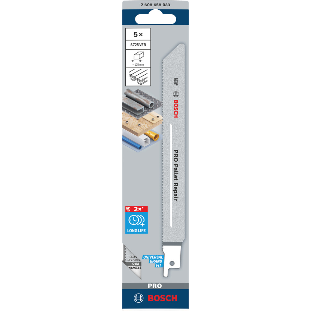 Säbelsägeblatt PRO S725VFR 190x19x1,25 mm (VE=5 Stk.) Produktbild img2 L