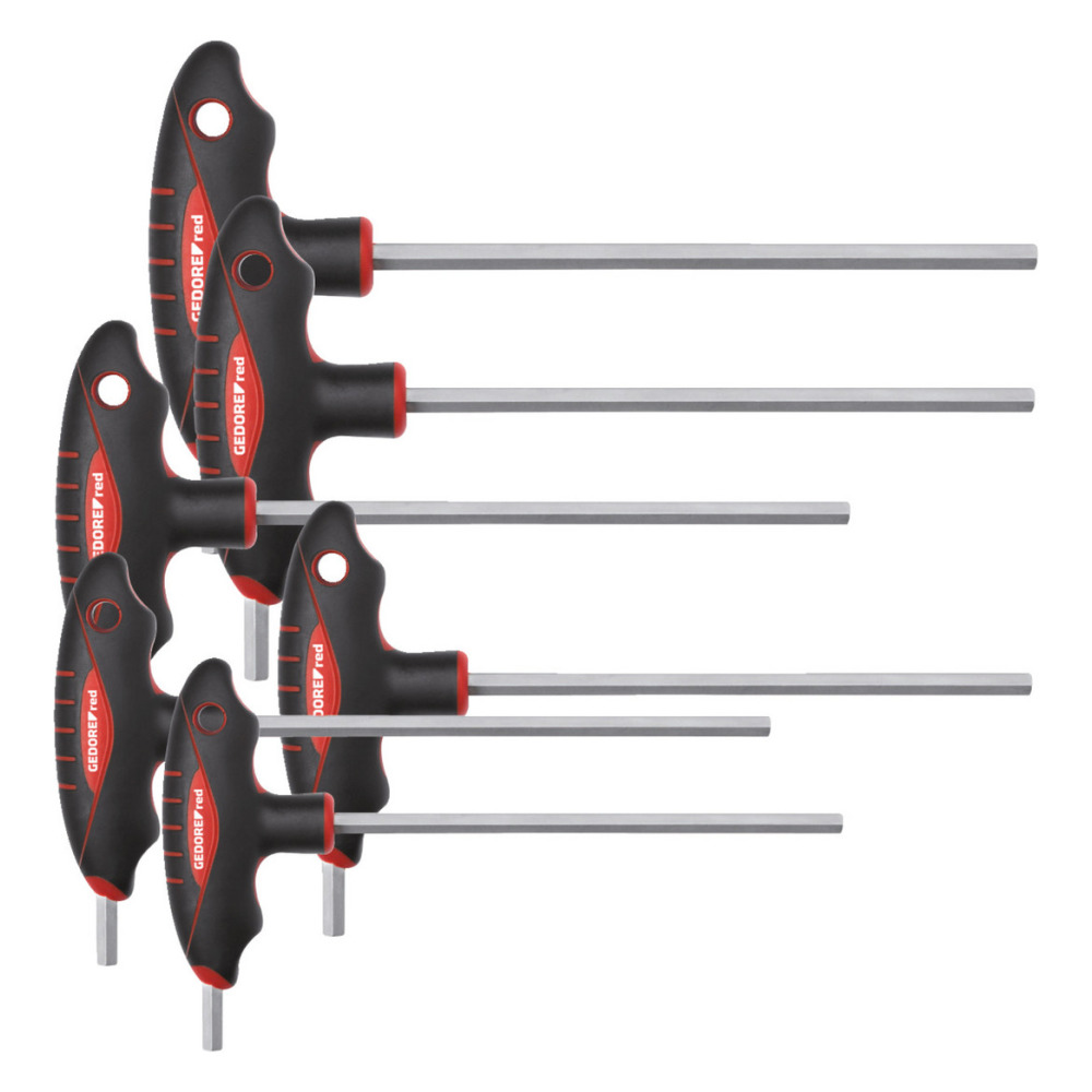 2K-T-Griff Schraubendreher-Satz 6-kant 2,5-8 mm, 6-teilig Produktbild img1 L