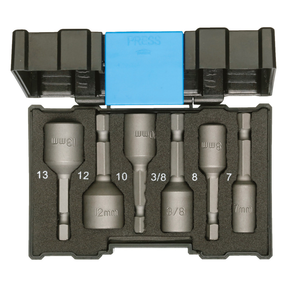 Bit-Box Steckschlüssel Maschinenaufnahme 6-teilig Produktbild img1 L