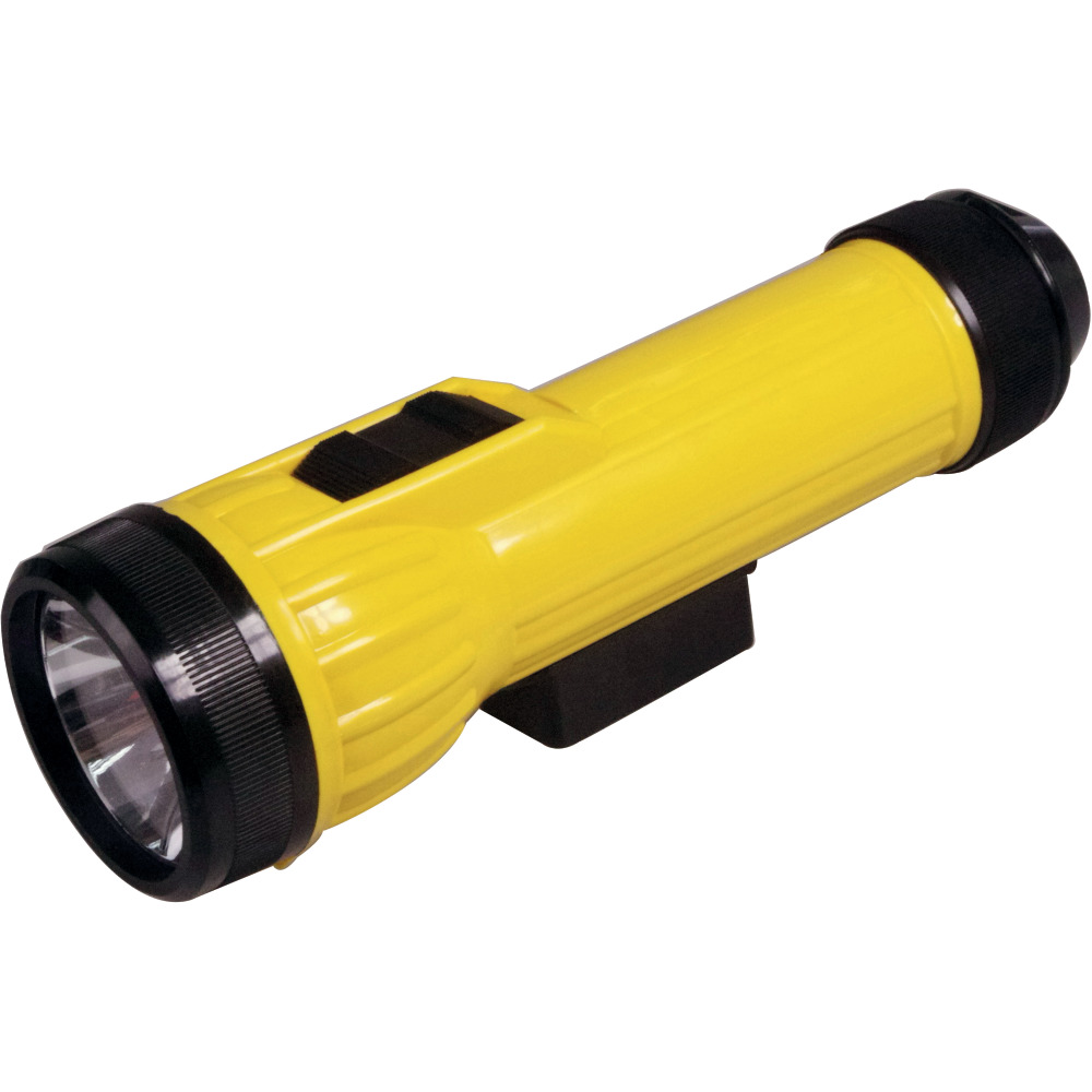 Taschenlampe LED aus Kunststoff IP44, gelb/schwarz, mit Magnet Produktbild img1 L