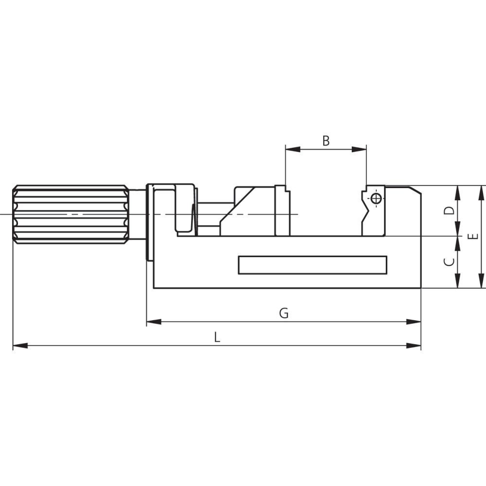 Bohrmaschinen-Schraubstock - Typ P Produktbild img2 L