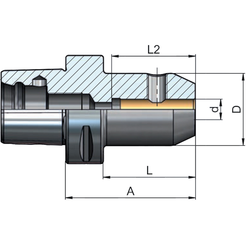 Weldon-Flächenspannfutter Produktbild img2 L