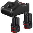 Starter Set Basis 2xAkku 2,0Ah + Ladegerät GAL 12V-40, BOSCH Produktbild img1 S