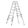 Alu-Stufen-Stehleiter treppengängig Produktbild img1 S