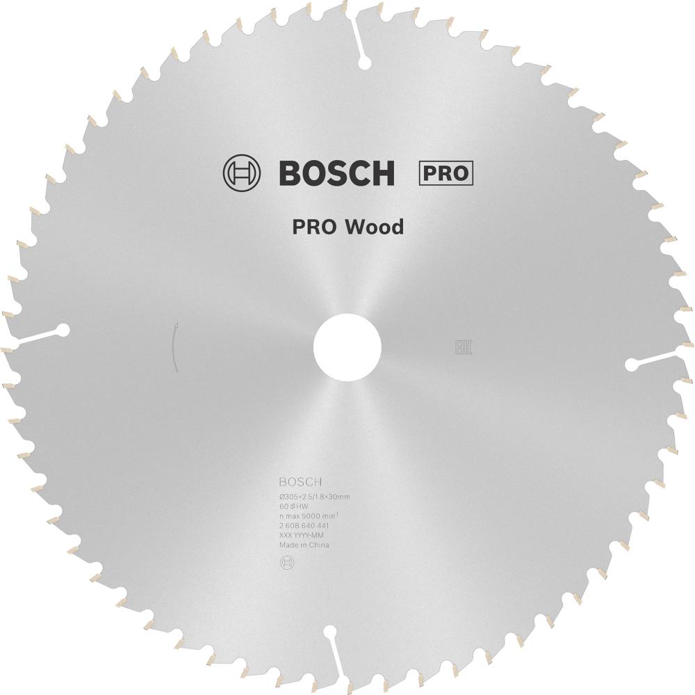 HM-Kreissägeblatt 305x2,5/18x30 60Z WZ BoscVE à 1 Stück Optiline Wood f.Kappsägen Produktbild img1 L