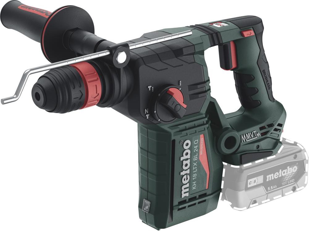 Akku-Kombihammer solo KH 18 LTX BL 24 Q Metabo ohne Akku ohne Ladegerät metaBOX Produktbild img1 L