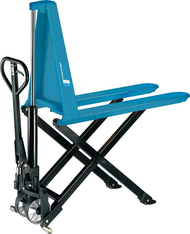 Scherenhubwagen HU HS10B Gabellänge 1150 mm Bereifung PUR/PUR Tragkraft 1000 kg Produktbild img1 L