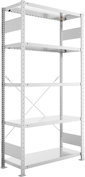 Steckregal META CLIP S3, Fachlast 100 kg, verzinkt Produktbild img1 L