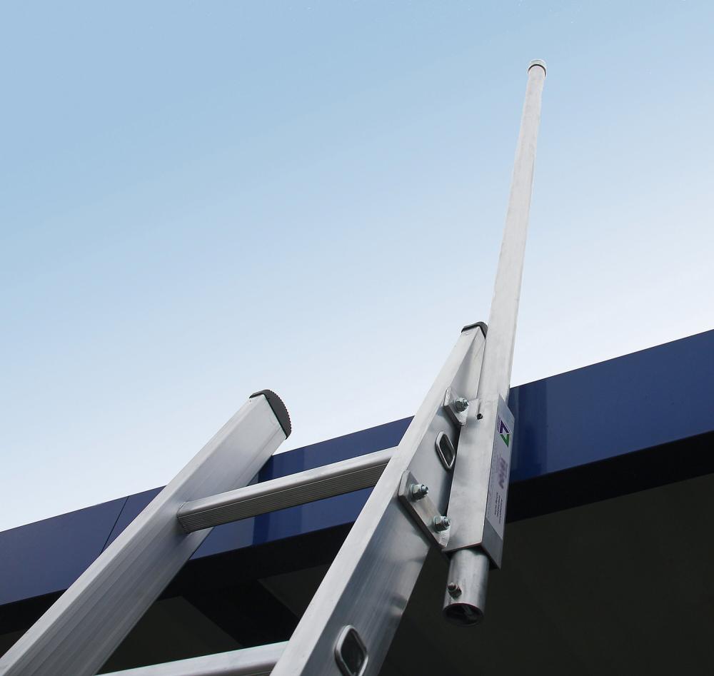 Ausstiegsholm, einschiebbar, für Anlegeleitern Produktbild img1 L