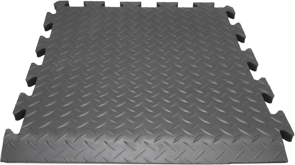 Anti-Ermüdungsfliese Deckplate Connect Eckstück B50xL50 cm schwarz Produktbild img1 L