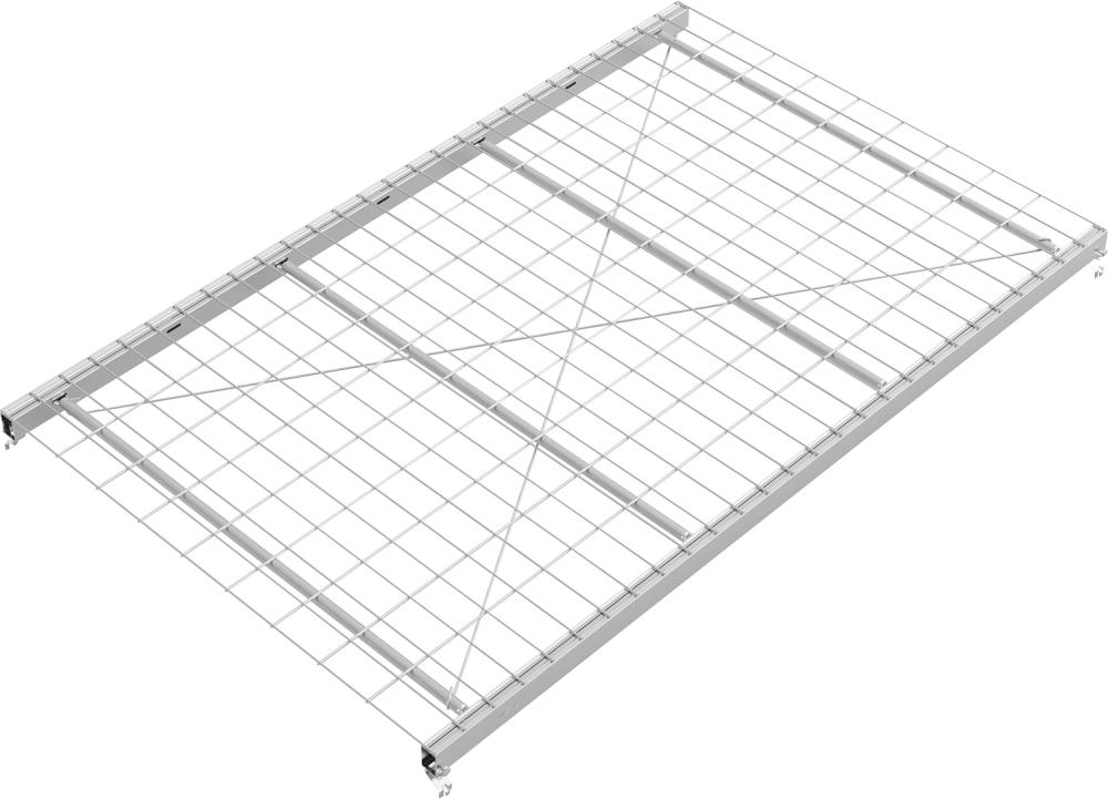Drahtgitterfachboden B1300xT800 mm vzk Fachlast 150kg Produktbild img1 L