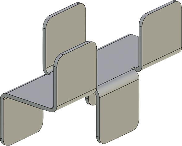 Stabilisierungshalter für Palettenregal-Rückwandgitter Produktbild img1 L