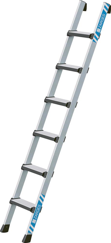 Stufen-Anlegeleiter Comfortstep L, mit gepolsterten Stufenvorderkanten Produktbild img1 L