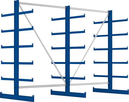 Kragarmregal META ATLAS ST, doppelseitig Produktbild img1 L