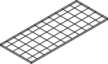 Gitterrostebene m. Außen Wänden verschraubt Produktbild img1 L