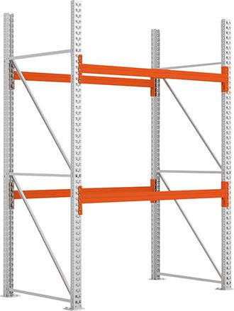 Komplettregal META MULTIPAL mit 3 Lagerebenen Produktbild img1 L