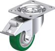 Stahlblech-Lenkrolle mit Feststeller, Typ L-ALST Produktbild img1 S