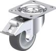 Stahlblech-Lenkrolle mit Feststeller, Typ L-PATH Produktbild img1 S