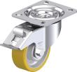 Stahlblech-Lenkrolle mit Feststeller, Typ L-ALTH Produktbild img1 S