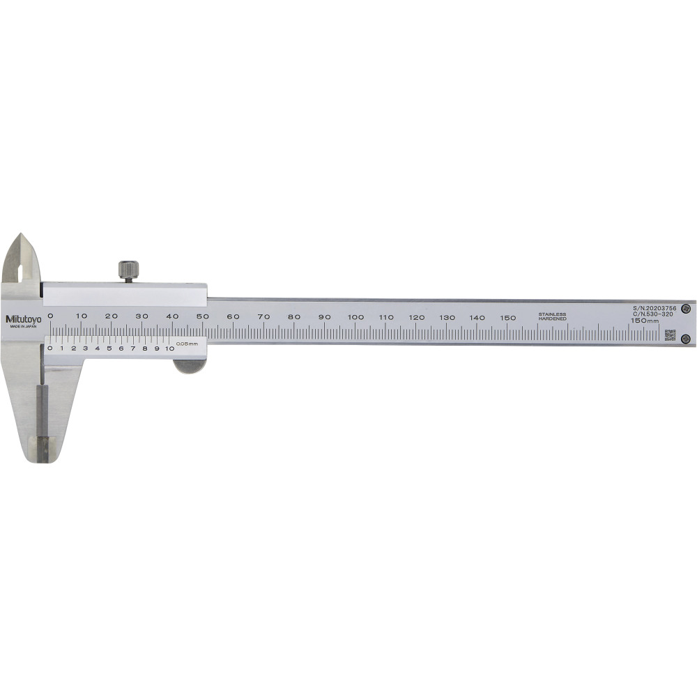 Messschieber Feststellschraube, HM-Außenmessfläche, Mb 150 mm Produktbild img1 L