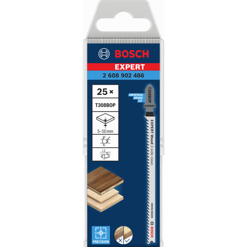 Stichsägeblatt EXPERT T308BOP 117 mm (VE=25 Stk.) Produktbild img2 L