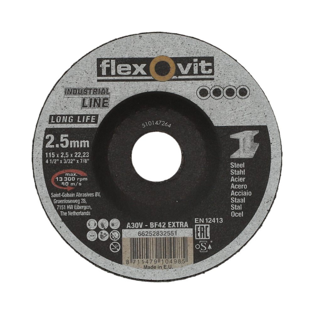 Trennscheibe für Metall 115x2,5x22,2mm gekröpft Produktbild img1 L