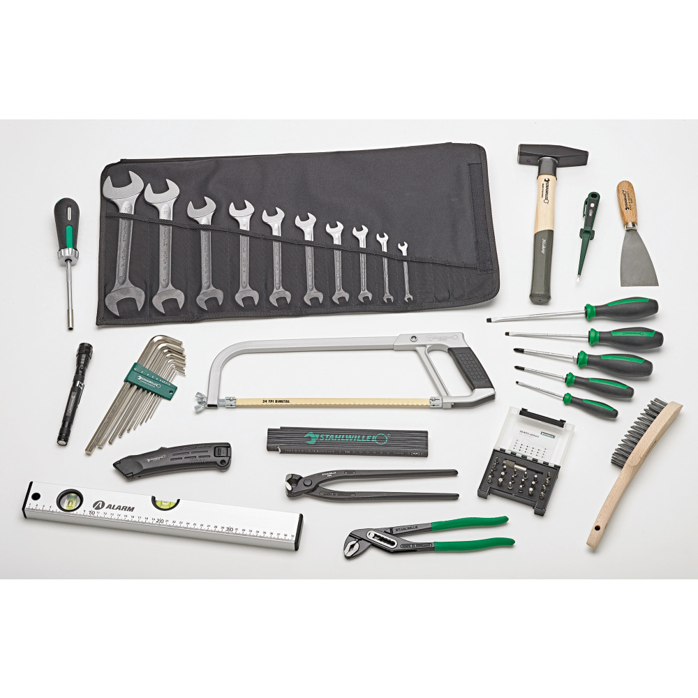 Handwerker-Werkzeugsatz Grundausstattung, 58-teilig Produktbild img4 L