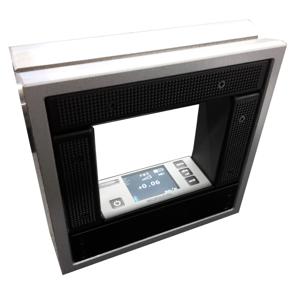 Elektrische Rahmen-Wasserwaage MICROLEVEL, 0,01 mm/m, Länge 150 mm Produktbild img1 L