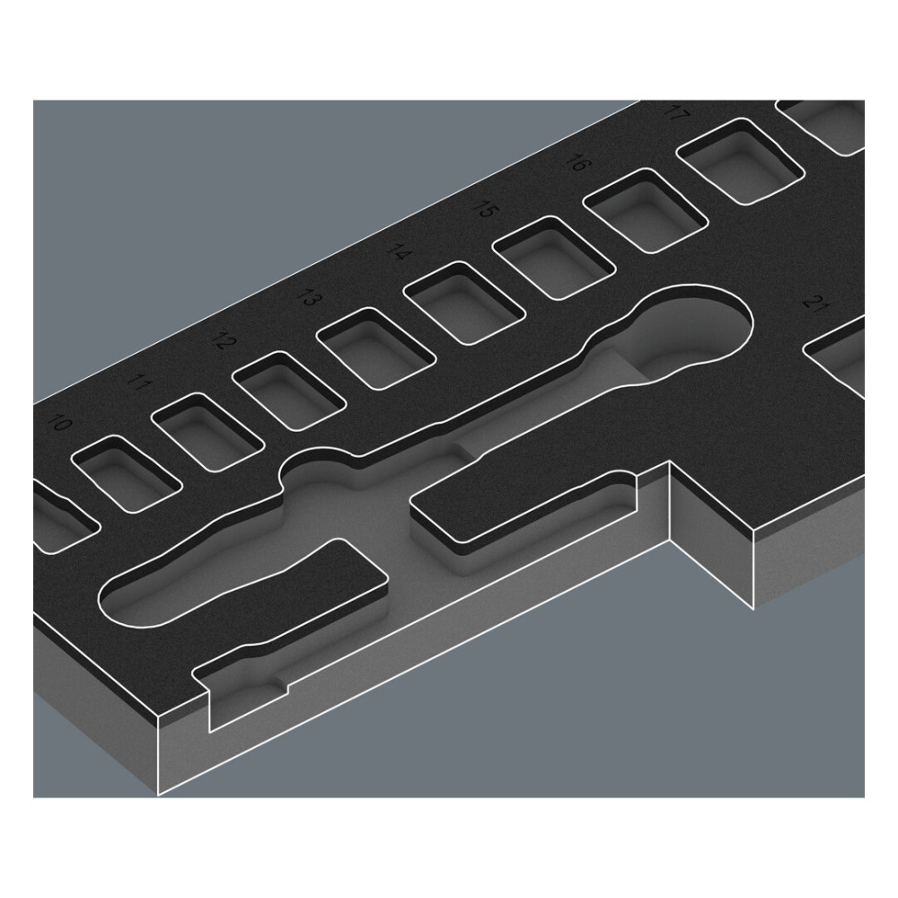 Wera Schaumstoffeinlagen für Tool Rebel Produktbild img2 L