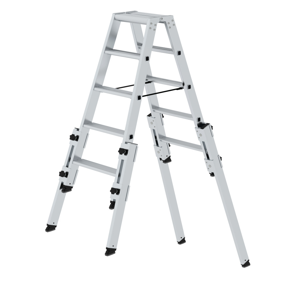 Alu-Stufen-Stehleiter treppengängig Produktbild img1 L