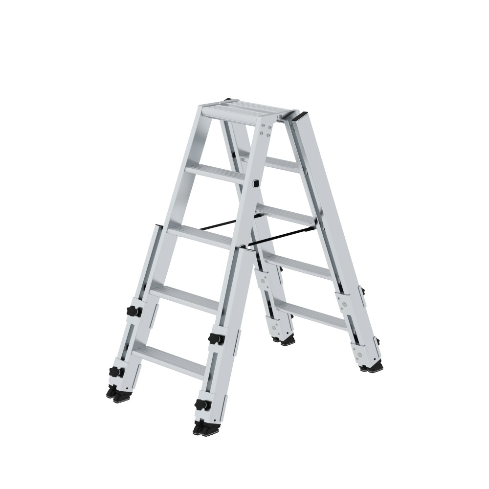 Alu-Stufen-Stehleiter treppengängig Produktbild img2 L